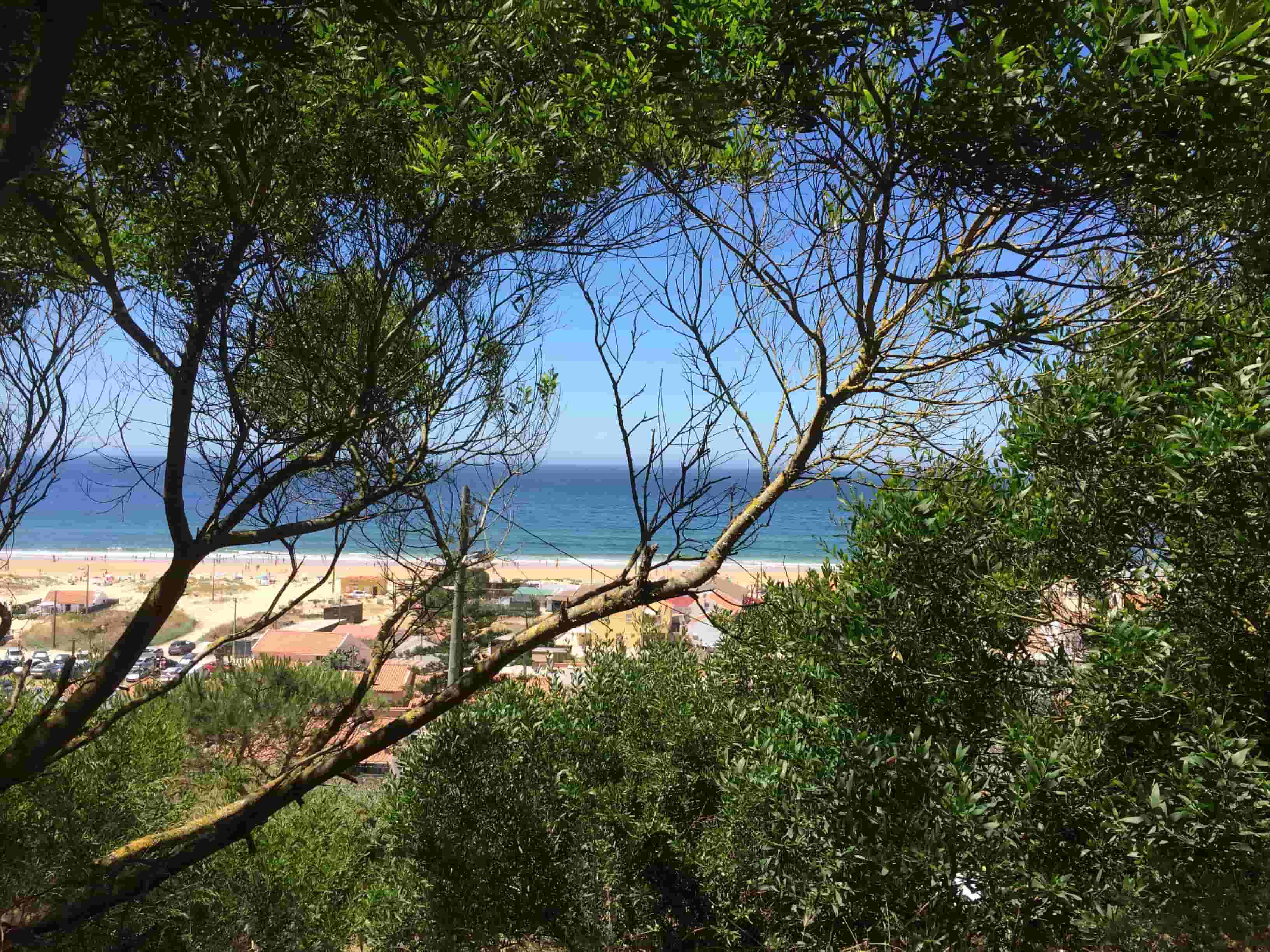 View from the beach fonte da telha