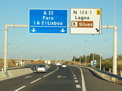 Portugal-Motorway-Sign