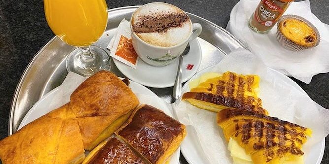 petit-déjeuner au Portugal